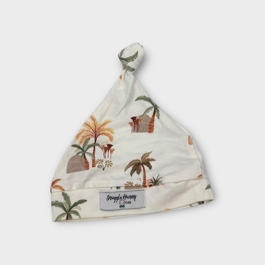 Snuggle Hunny Palm Tree Bodysuit and Beanie Set, Size 000