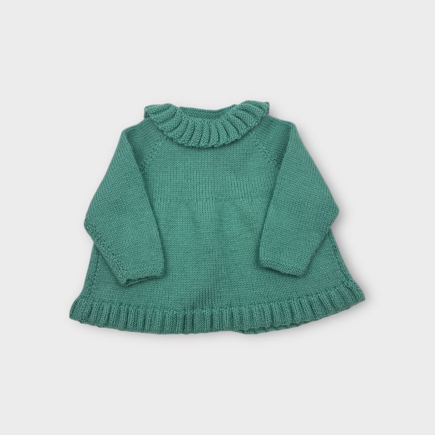 Handmade Ruffle Cardigan, Size 00