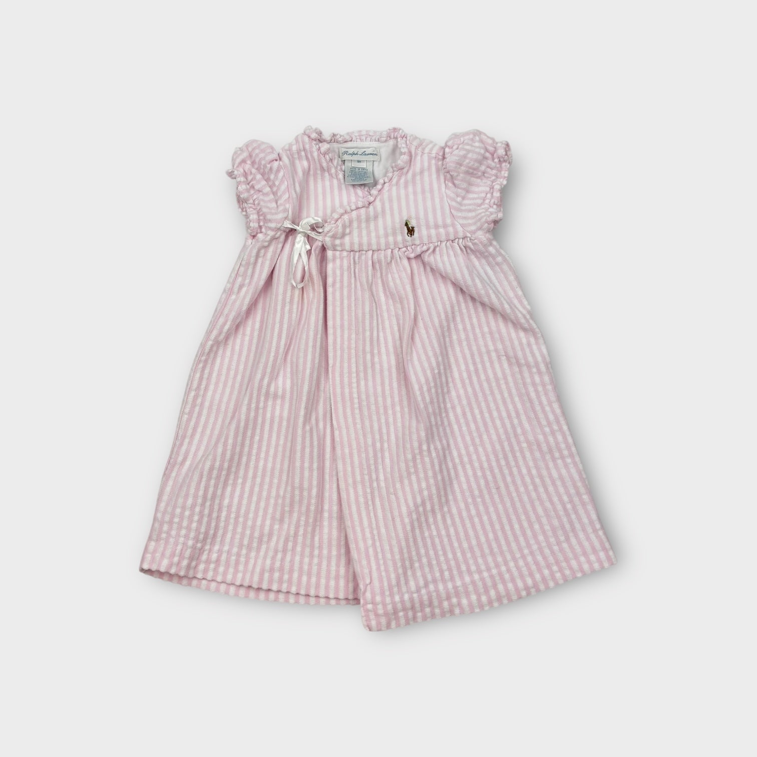 Ralph Lauren Pink Stripe Dress, Size 0