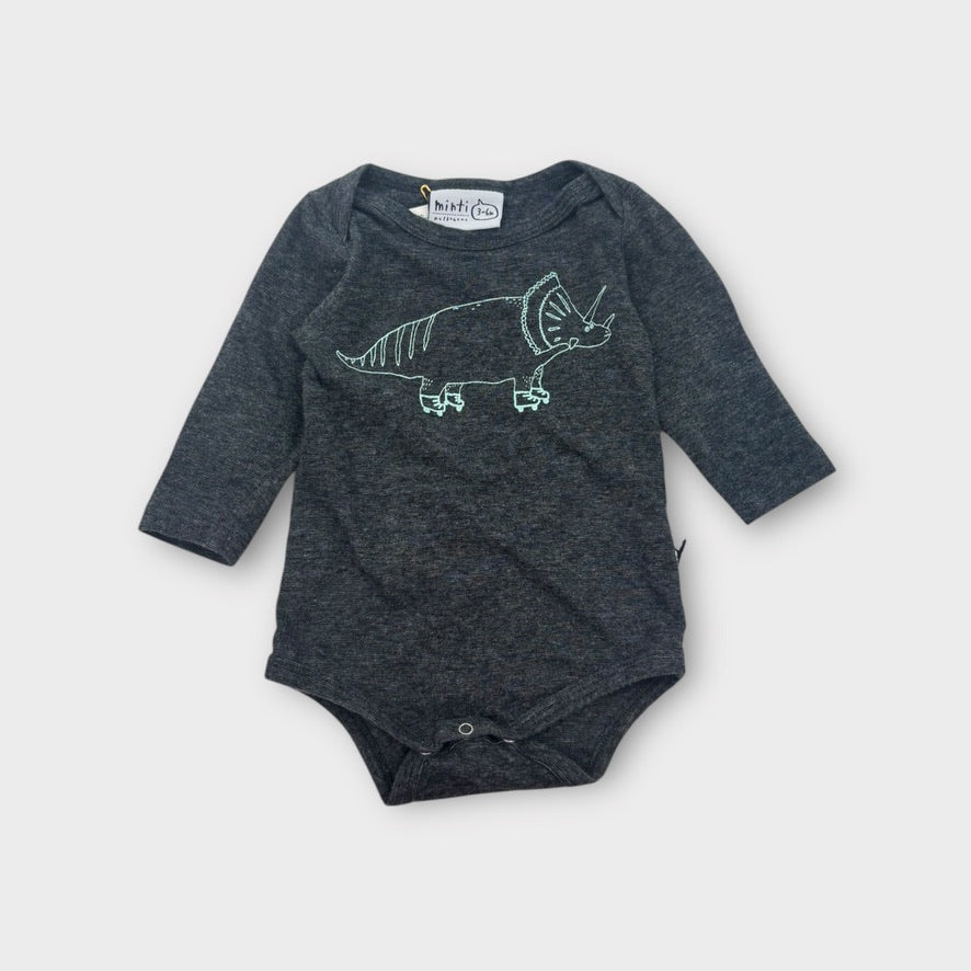 Minti Melbourne Dinosaur Bodysuit, Size 00