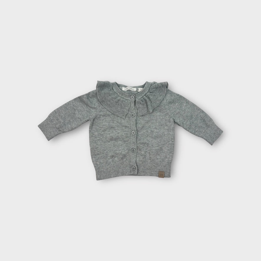 Country Road Frill Collar Cardigan, Size 000
