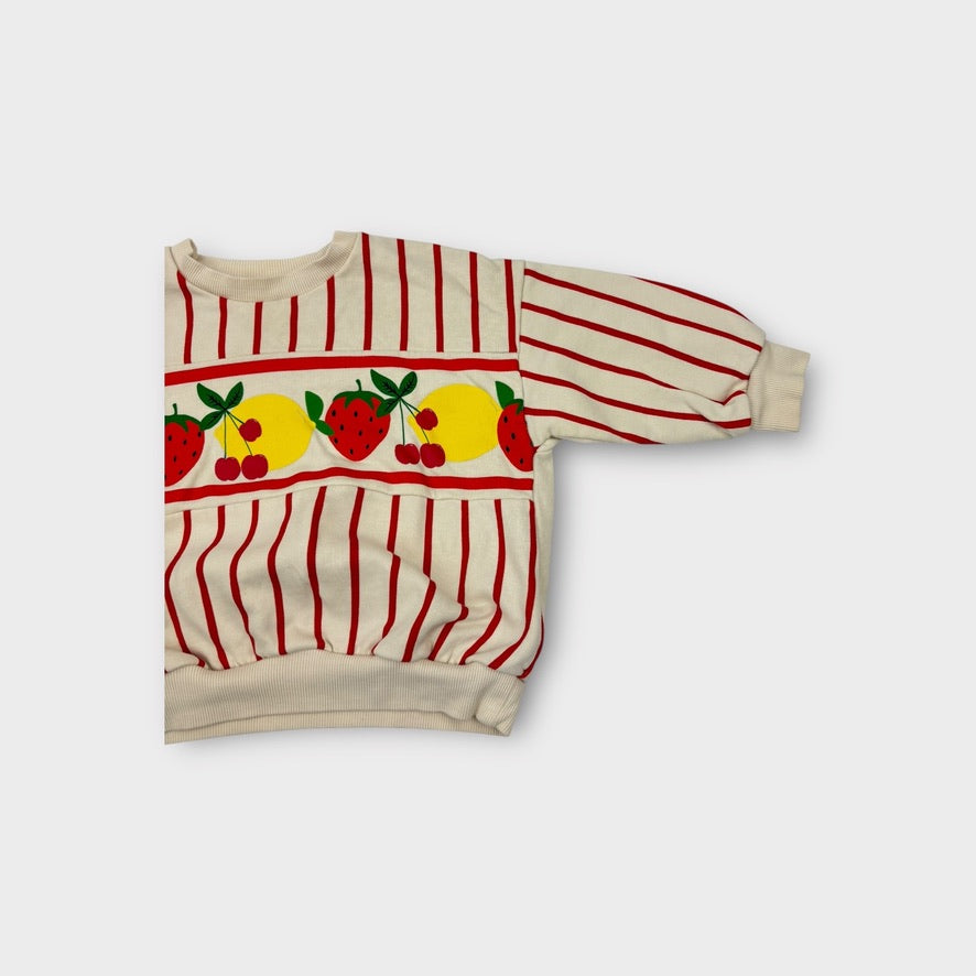 Mini Rodini Retro Fruit Jumper, Size 2