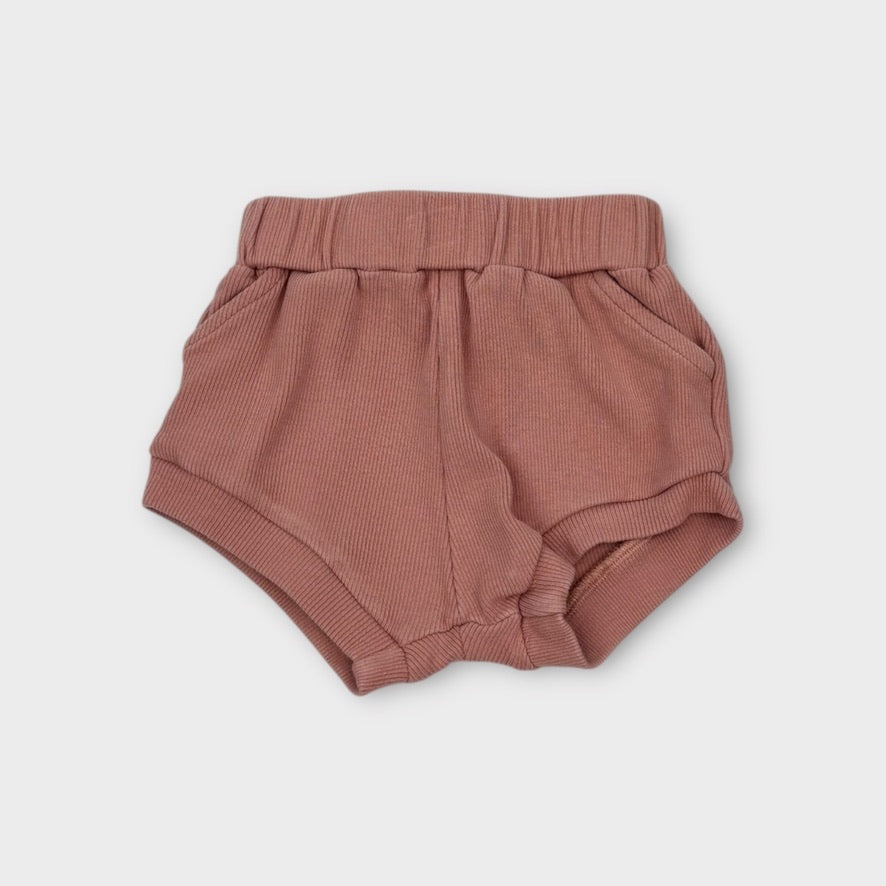 Tiny Trove Pink Ribbed Set, Size 000
