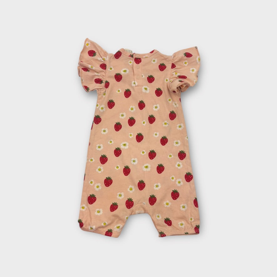 Nature Baby Strawberry Romper, Size 00