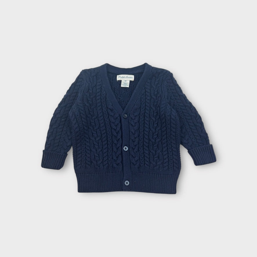 Ralph Lauren Cable Knit Cardigan, Size 00