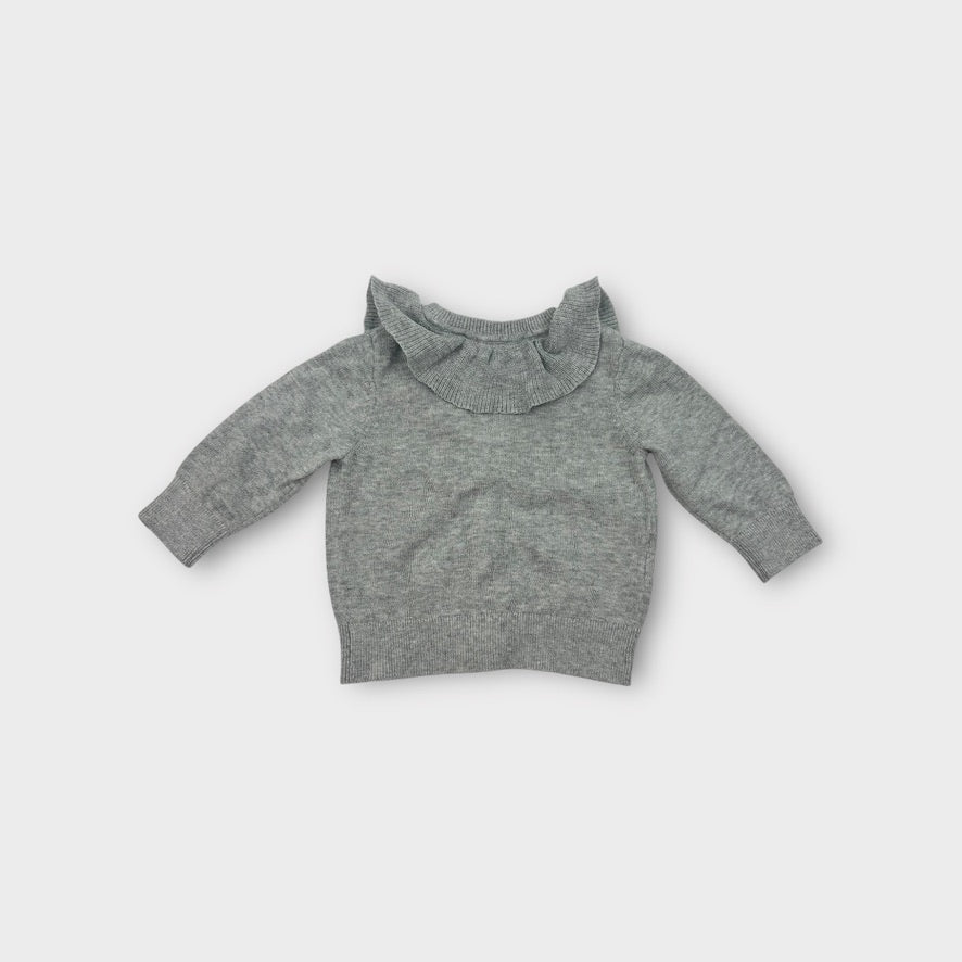 Country Road Frill Collar Cardigan, Size 000