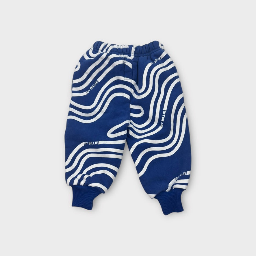 By Billie Logo Swirl Pants, Size 00