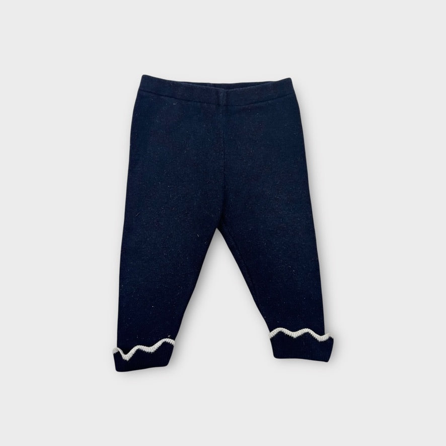 Jacadi Scallop Cardigan and Pant Set, Size 0