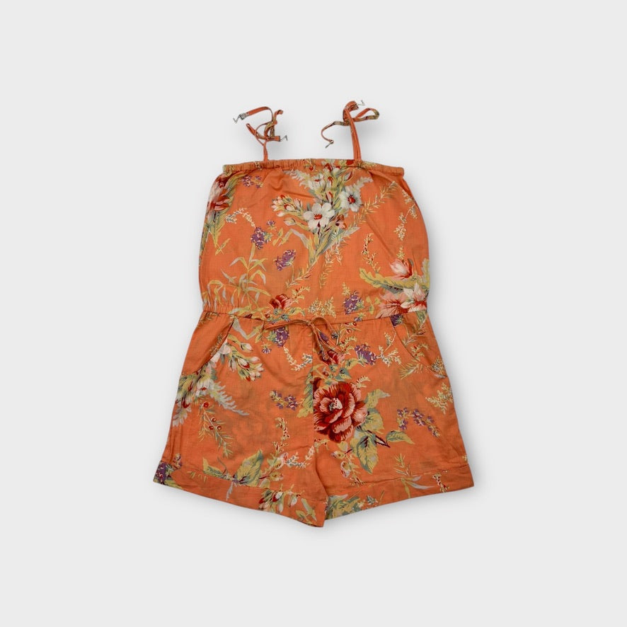 Zimmermann Floral Playsuit, Size 8