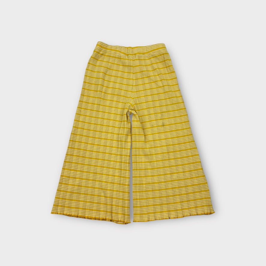 Bobo Choses Pleated Cropped Pants, Size 10-11