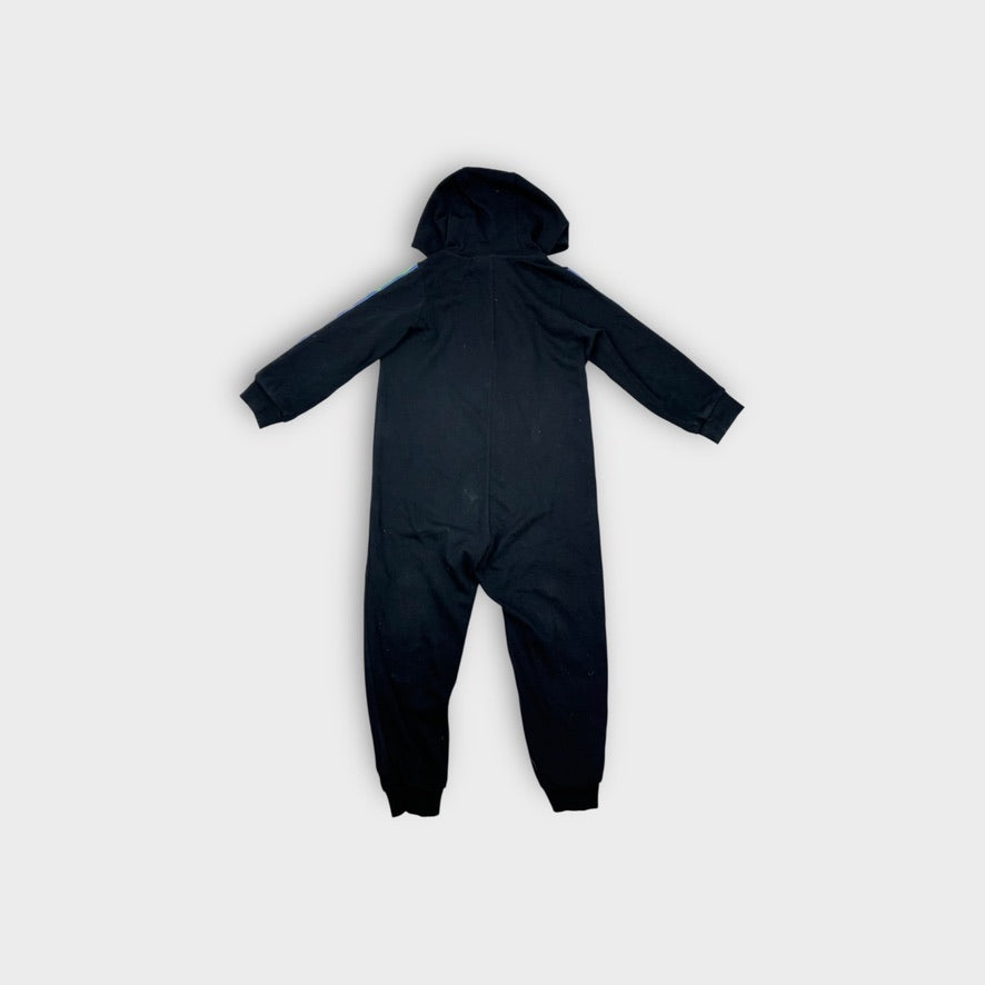 Mini Rodini Hooded Onesie, Size 2-4
