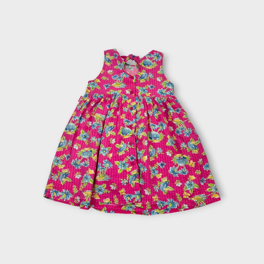 Vintage OshKosh B'Gosh Seersucker Dress, Size 5