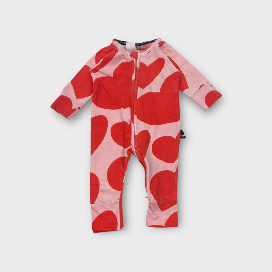 Kip & Co Heart Onesie, Size 00