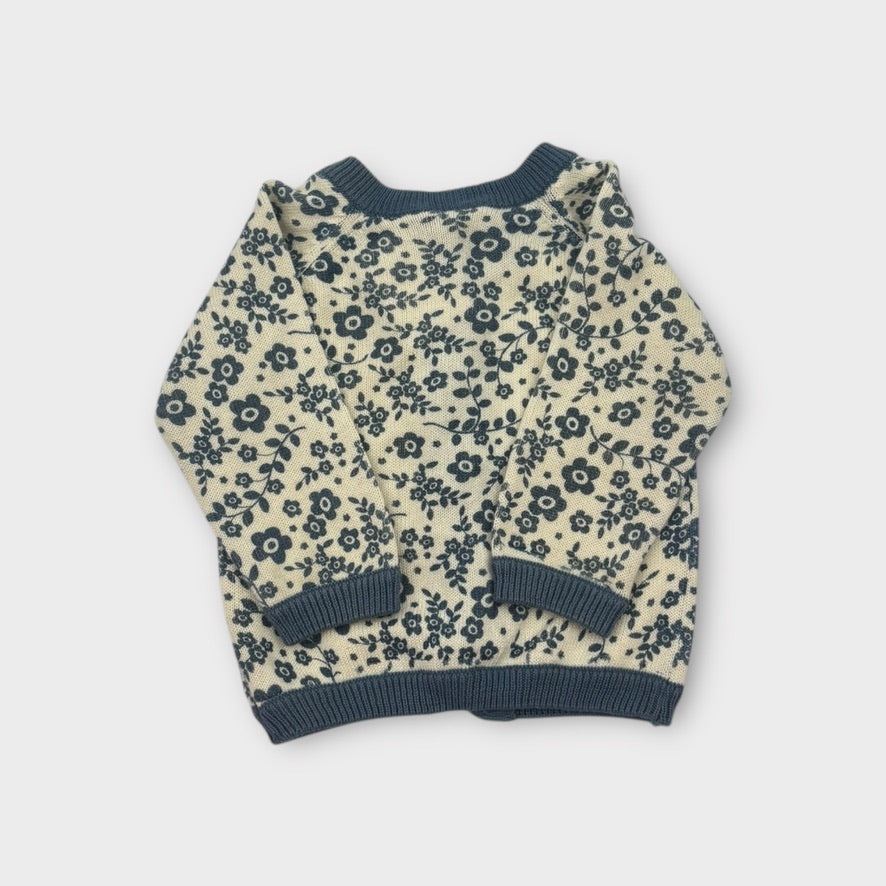 Nature Baby Floral Cardigan, Size 000