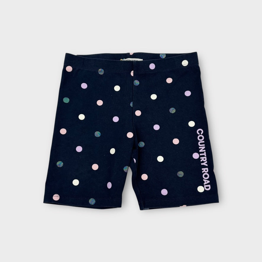 Country Road Spotty Bike Shorts, Size 6
