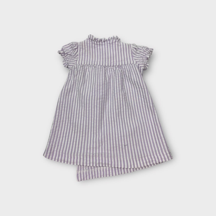 Ralph Lauren Purple Stripe Set, Size 000