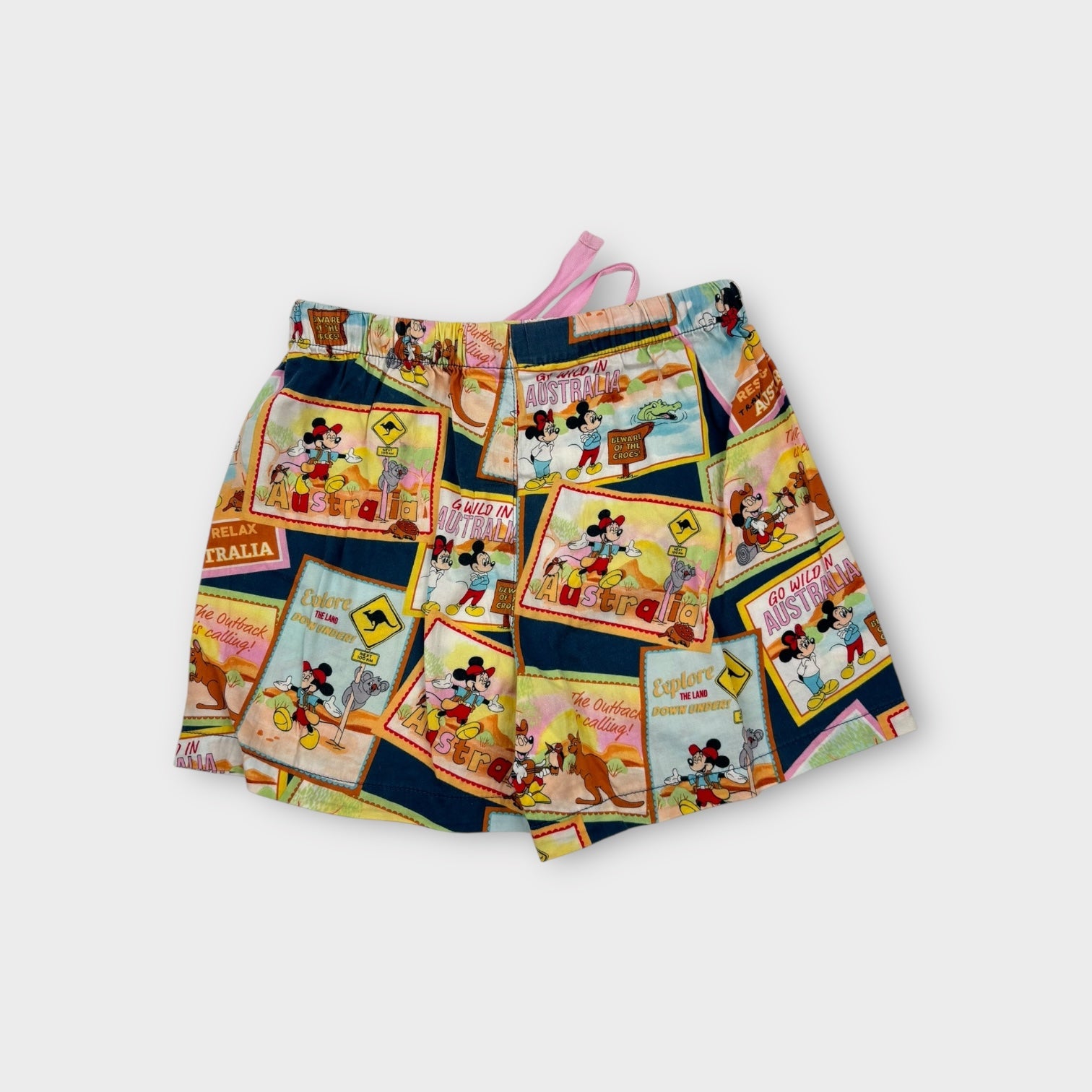Peter Alexander Mickey in Australia Pyjama Shorts, Size 6