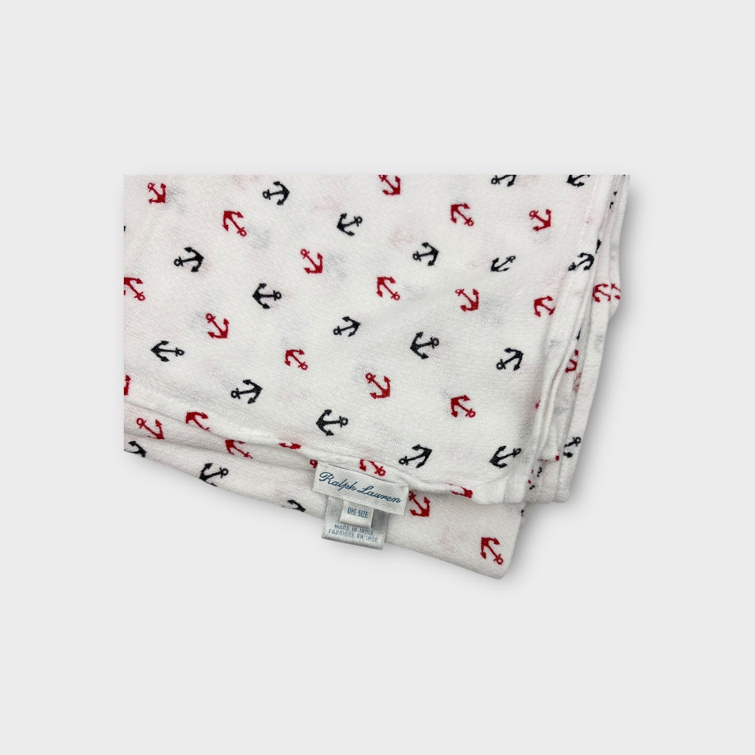 Ralph Lauren Anchor Muslin Wrap