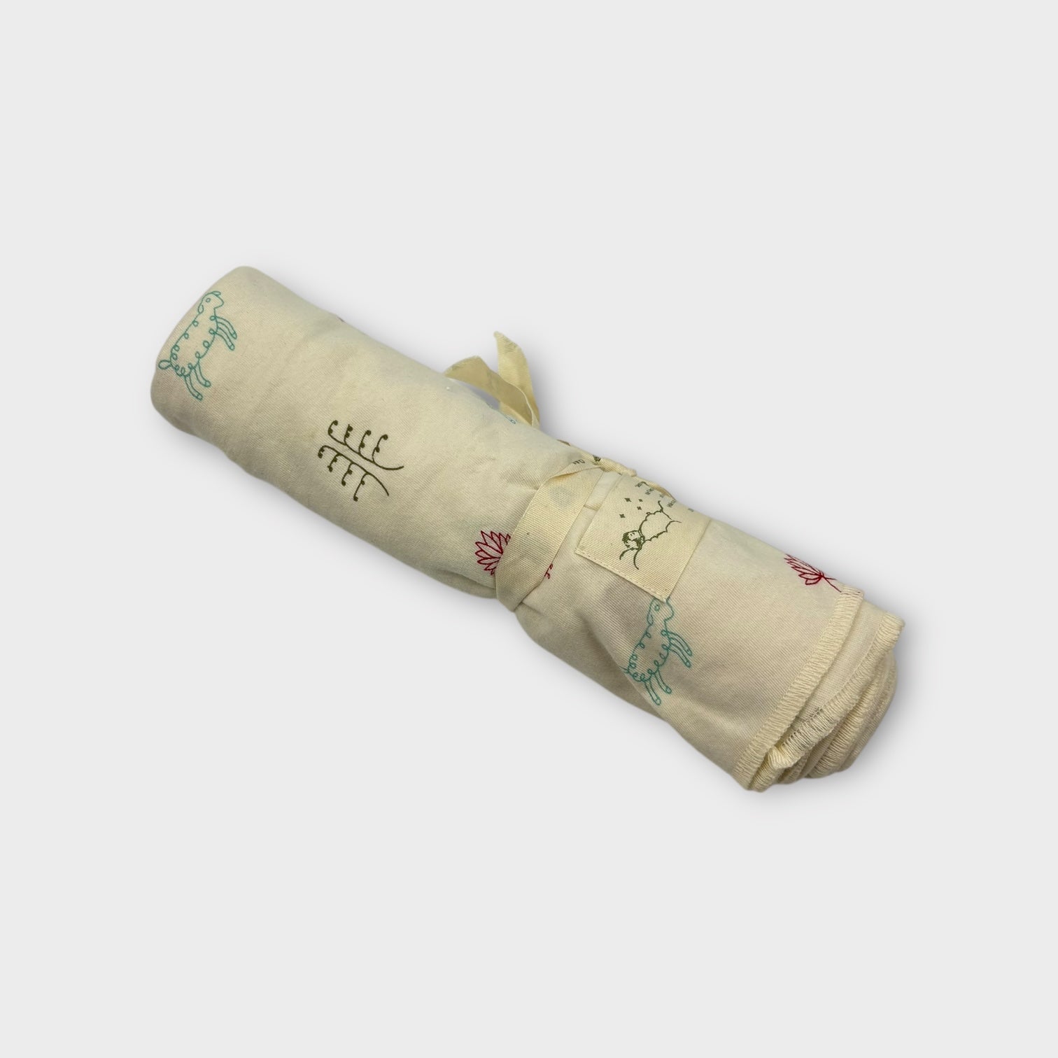 Nature Baby White Animal Print Blanket