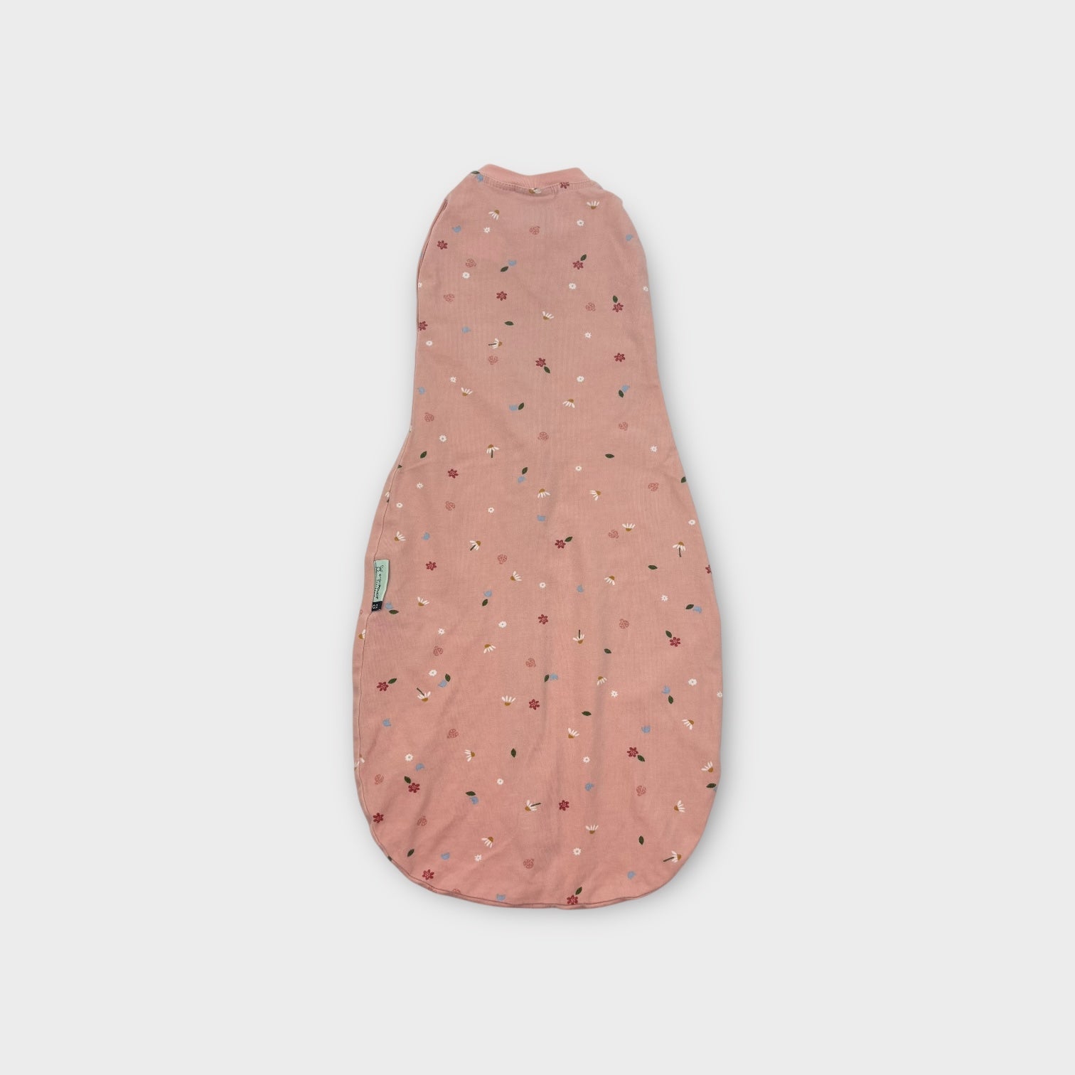 Ergopouch 0.2 Tog Pink Garden Cocoon Swaddle Bag, Size 000