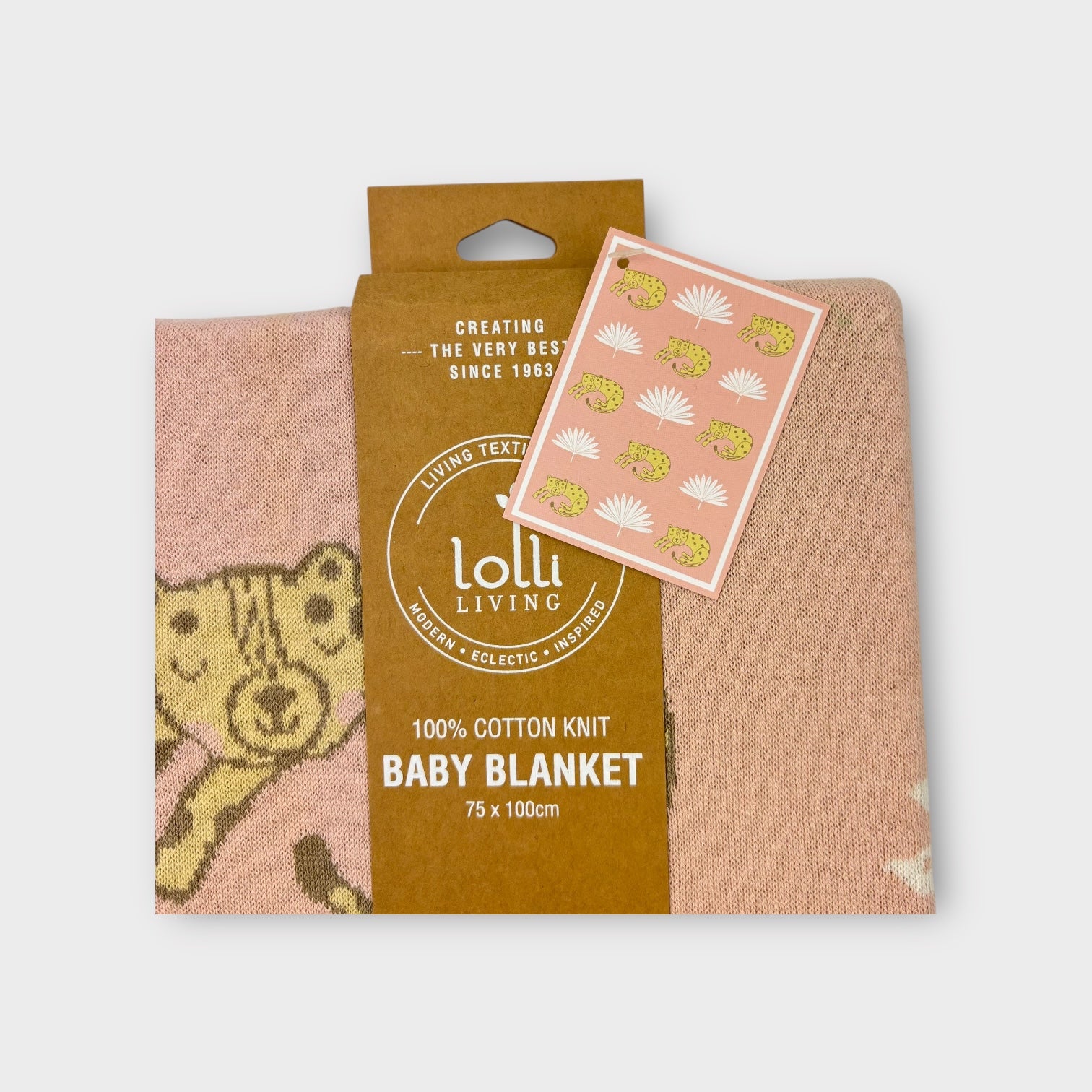 Living Textiles Tropical Knit Baby Blanket