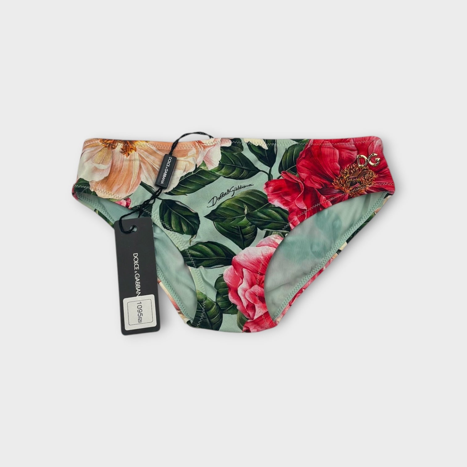 Dolce & Gabbana Flower Print Bikini Set, Size 2