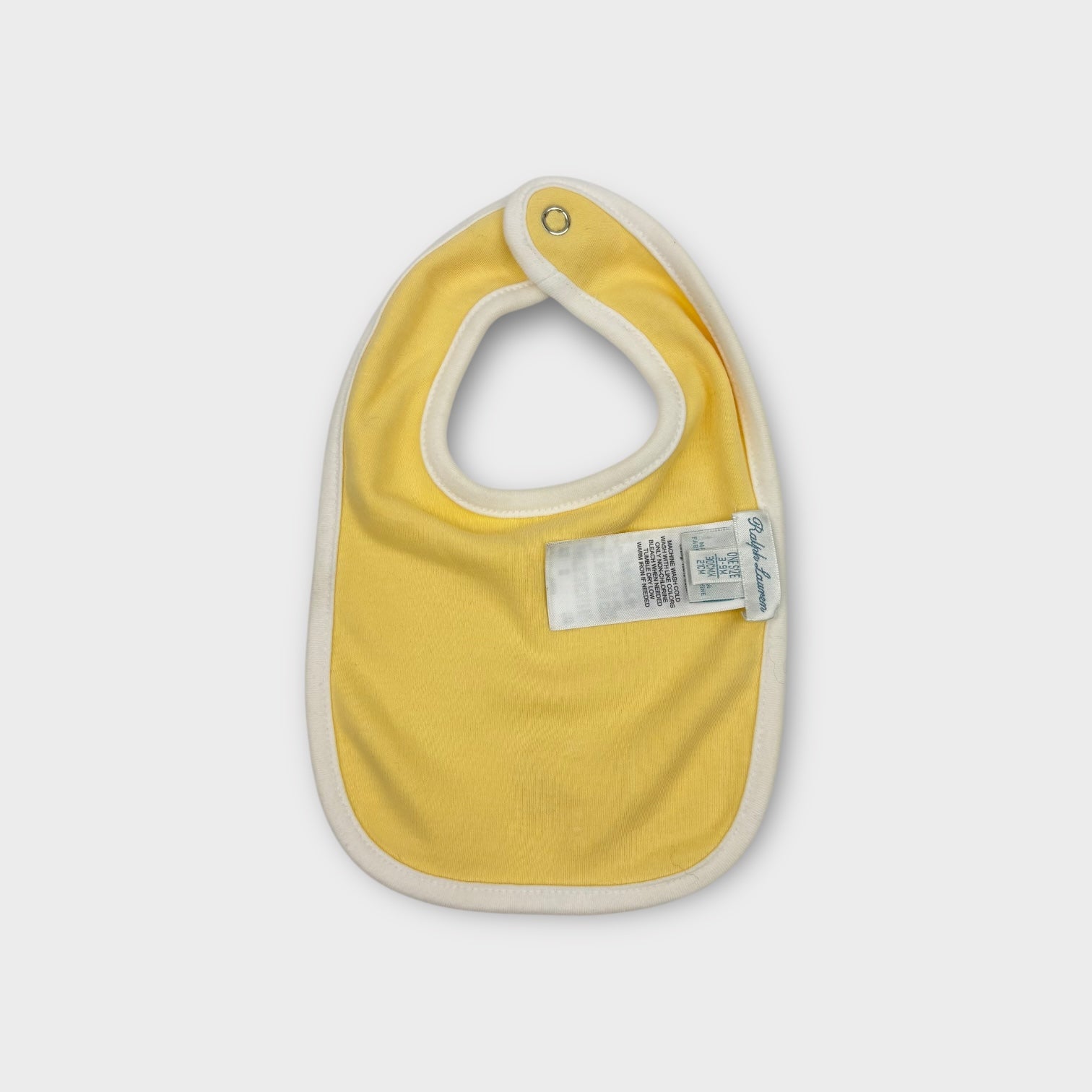 Ralph Lauren Yellow Stripe Bib