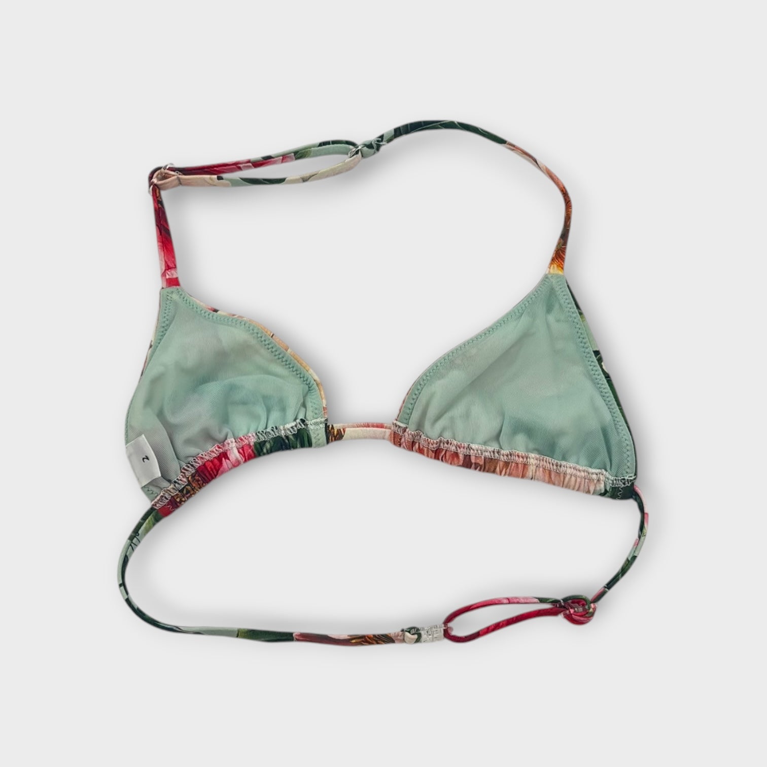 Dolce & Gabbana Flower Print Bikini Set, Size 2