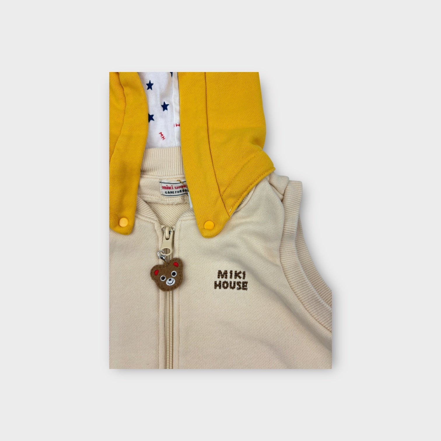 Miki House Teddy Vest, Size 3-4