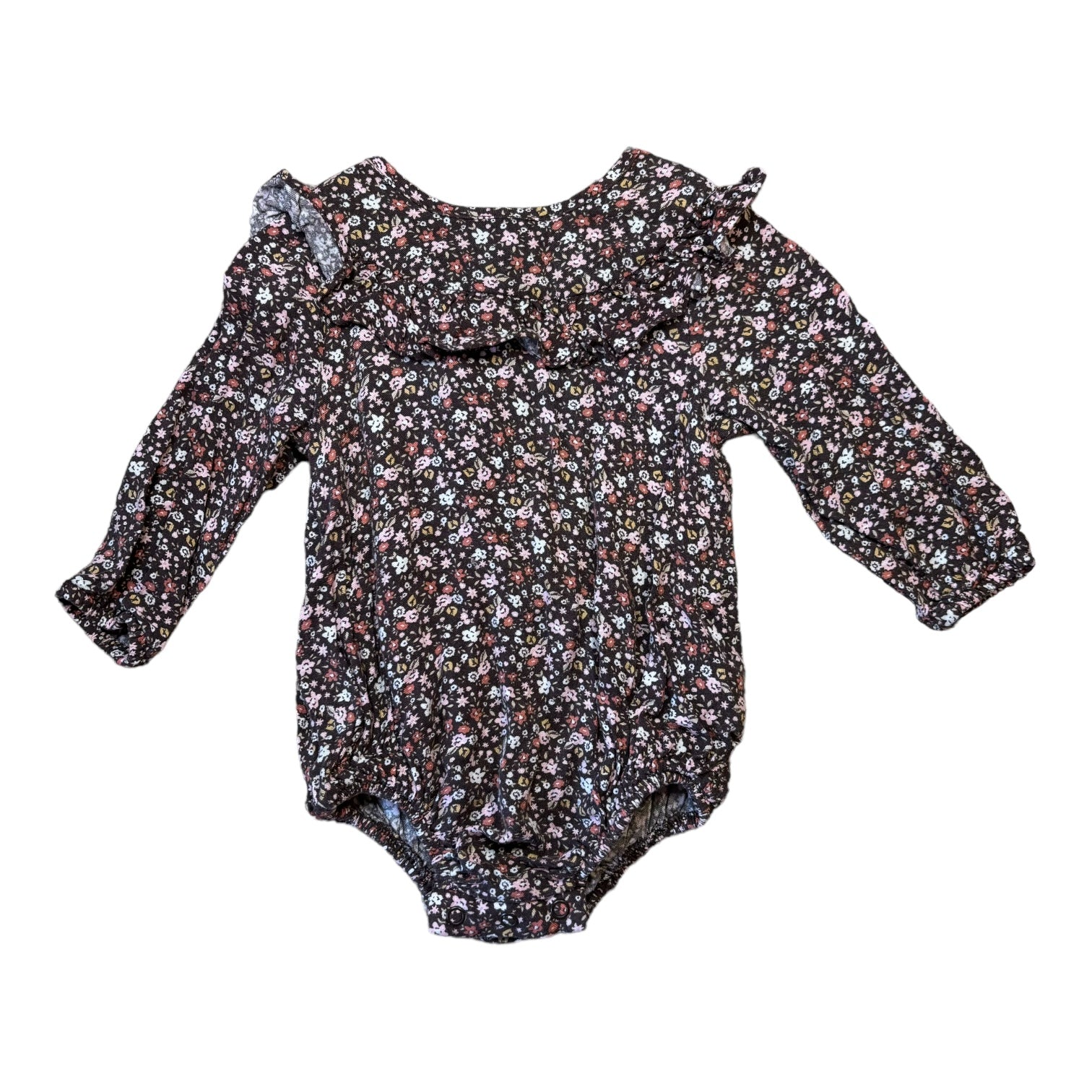 David Jones Dark Floral Romper, Size 0