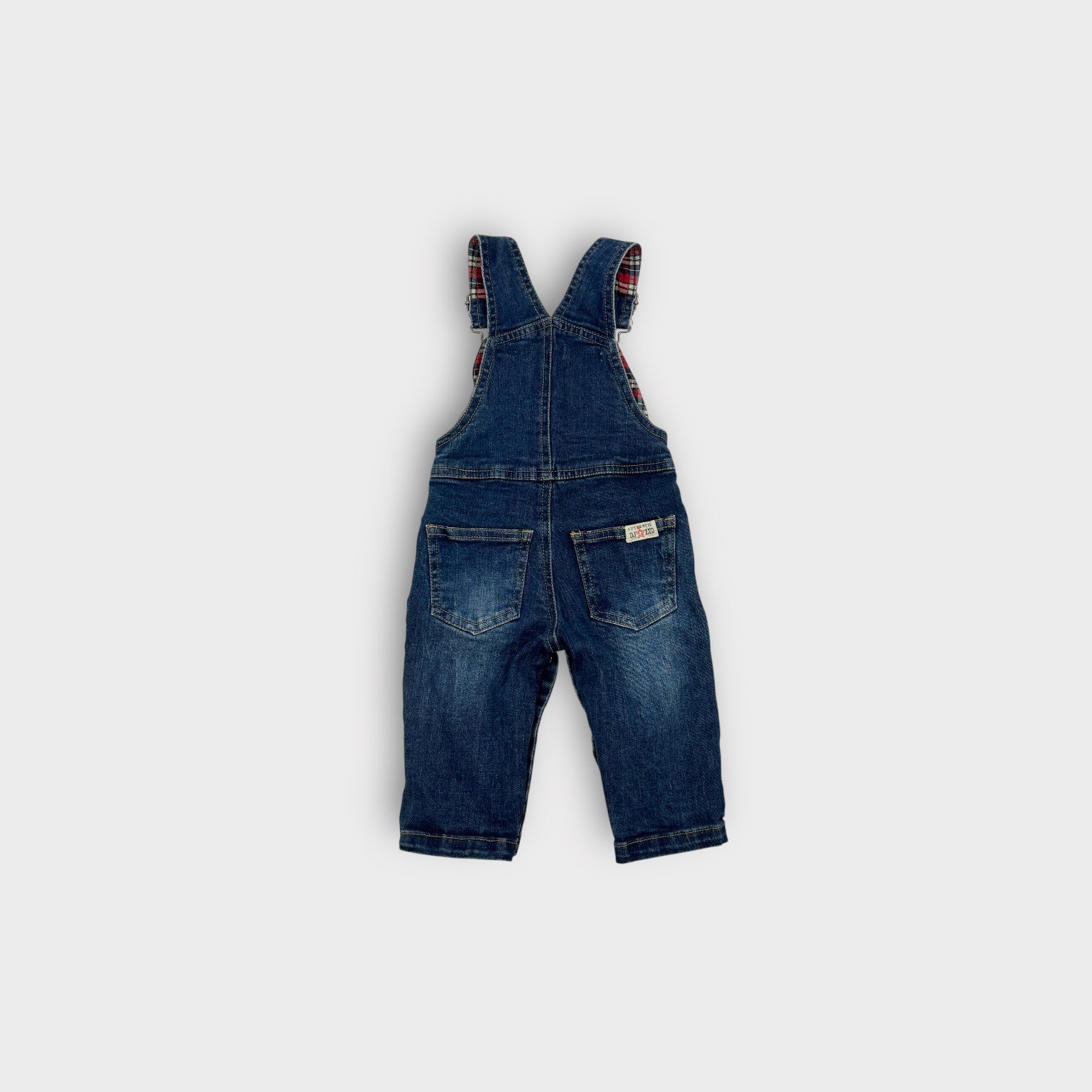 David Jones Baby Blue Denim Overalls, Size 00