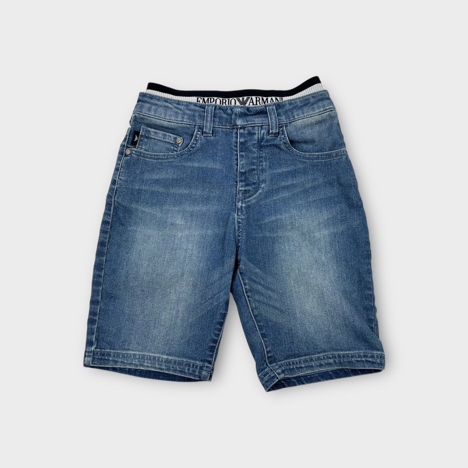 Emporio Armani Denim Shorts, Size 6
