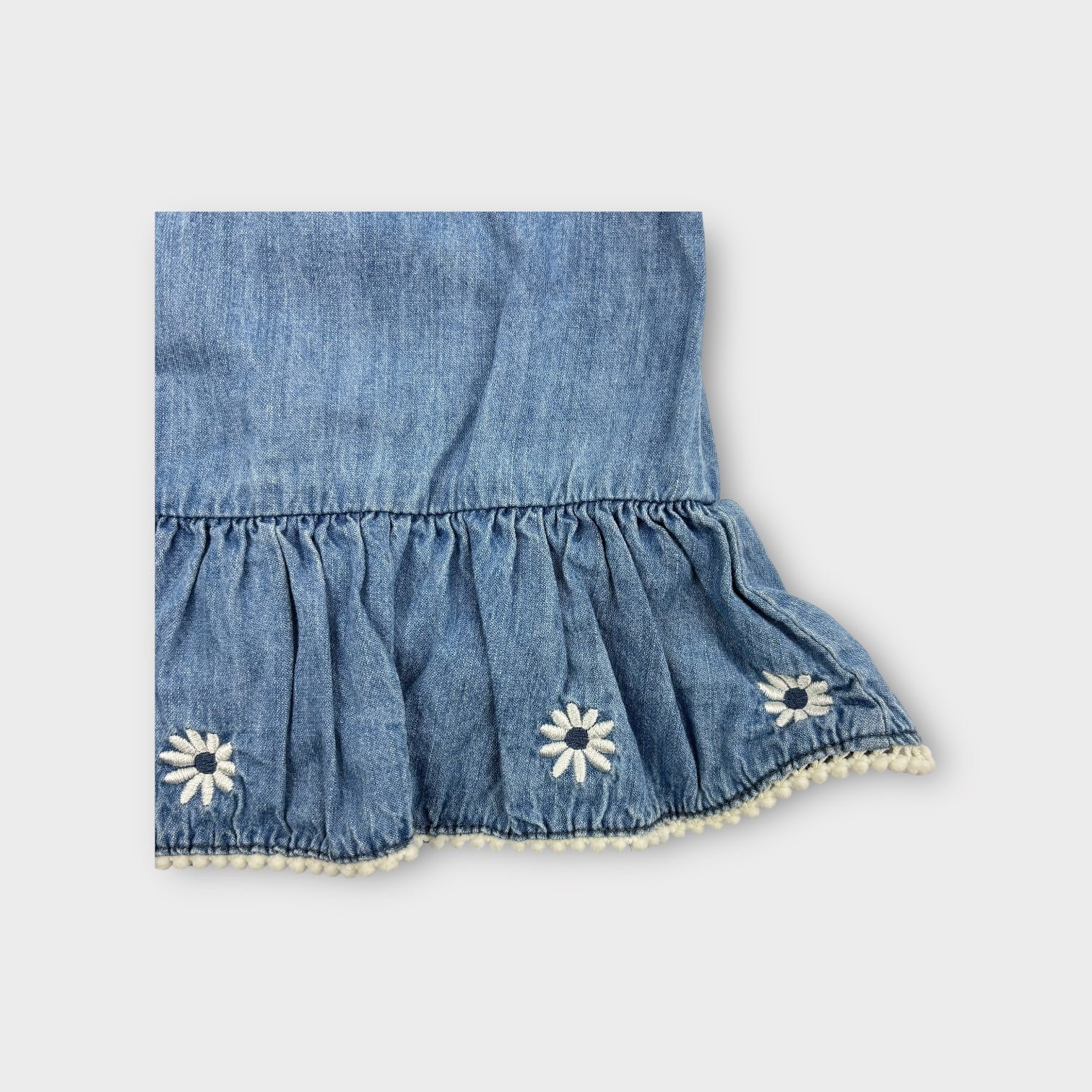 Calvin Klein Denim Bodysuit, Size 000