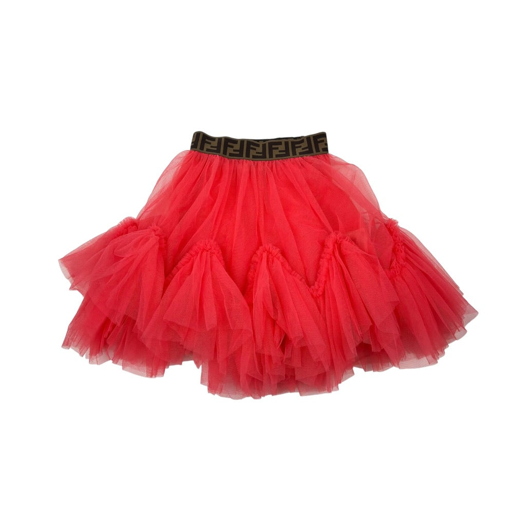 Fendi Kids Tulle Skirt, Size 10