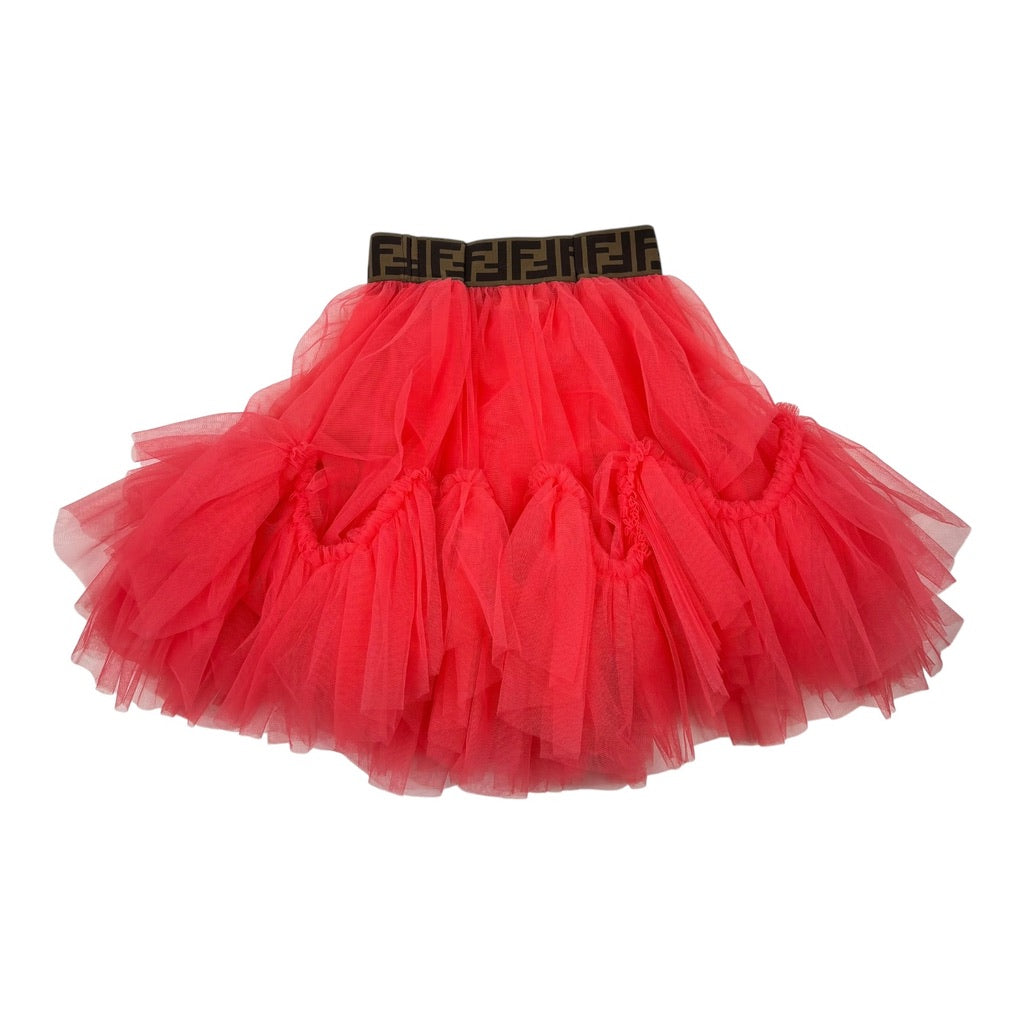 Fendi Kids Tulle Skirt, Size 10