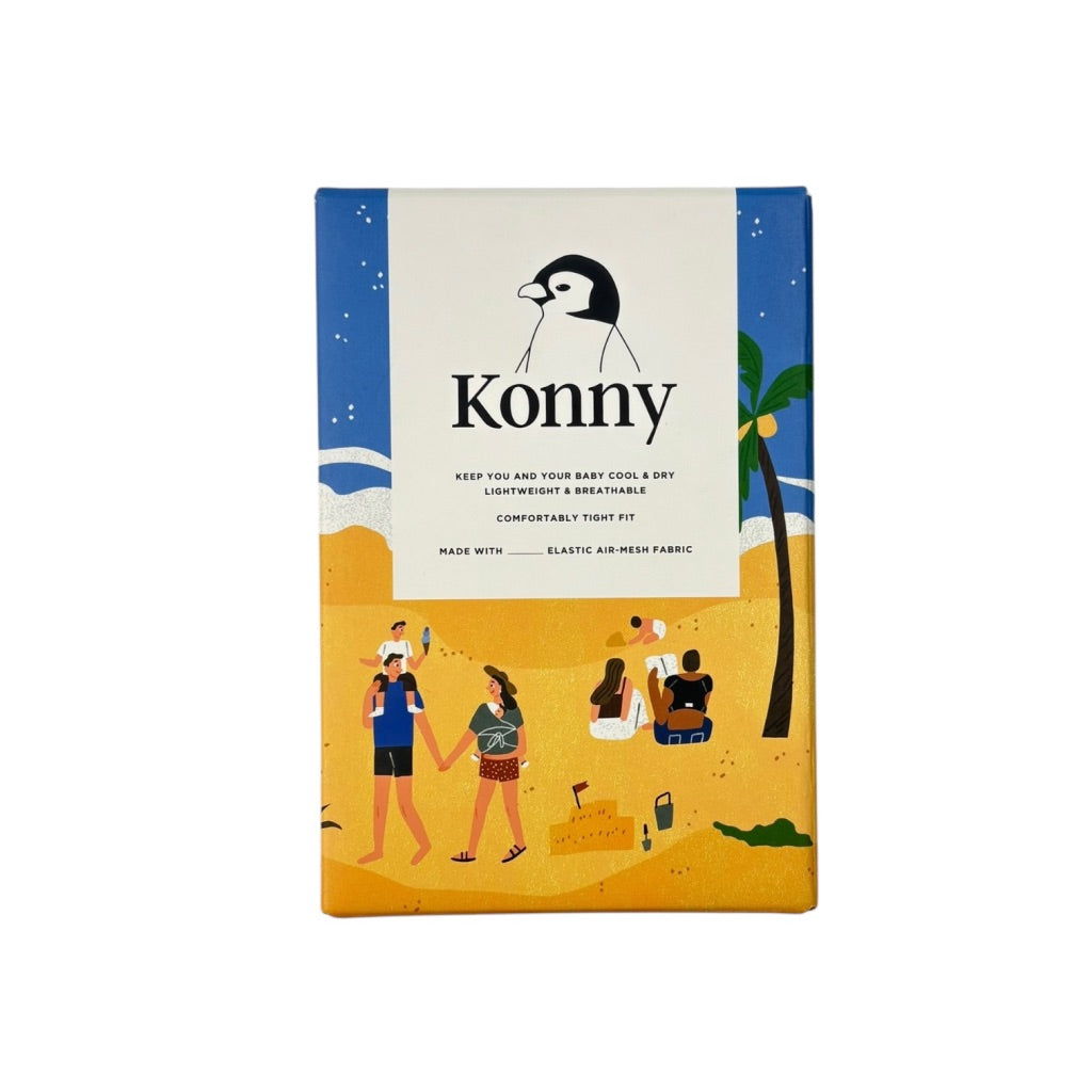 Konny "Summer" Charcoal Baby Carrier, Size M