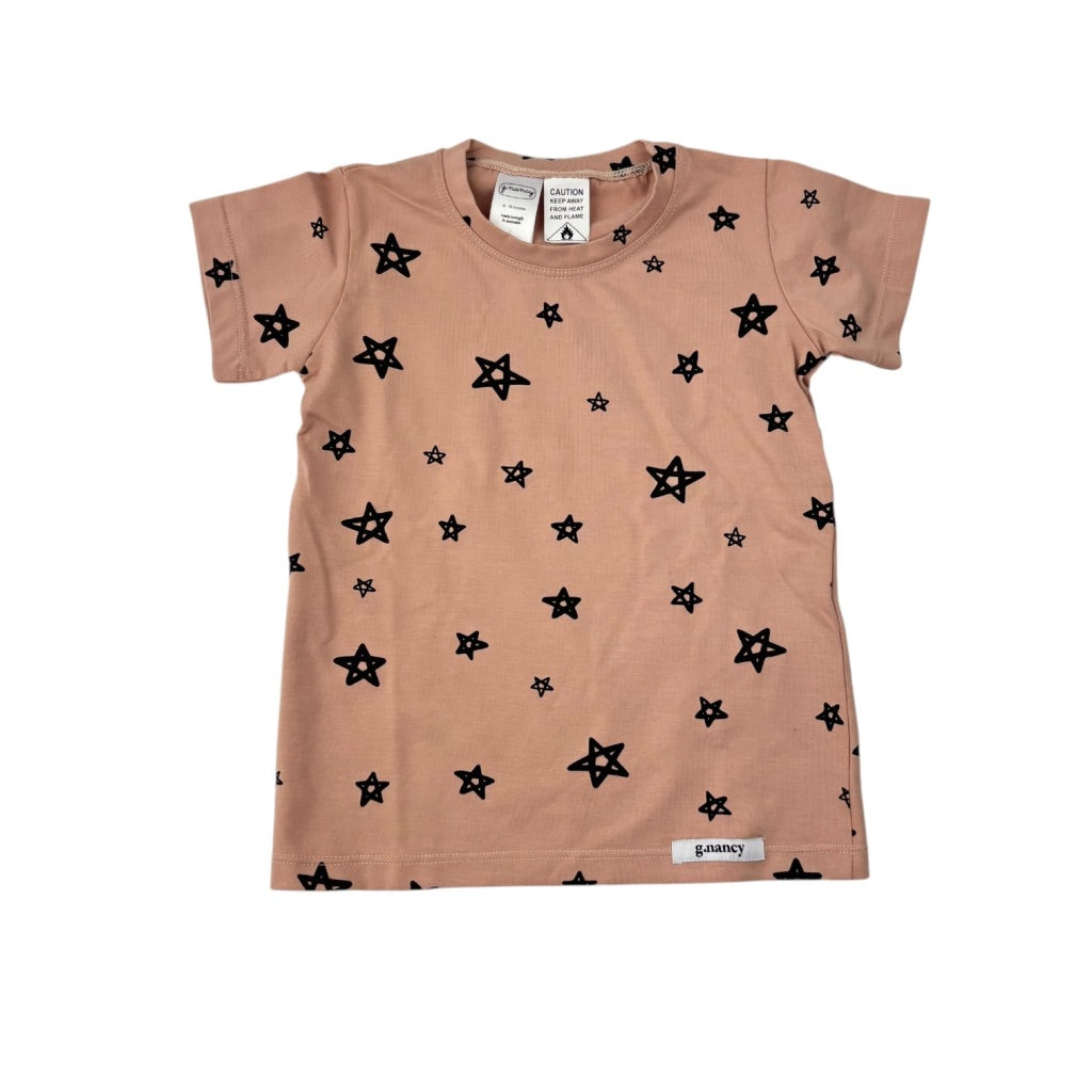 G Nancy Pink Star Print Pyjamas, Size 9-18 months