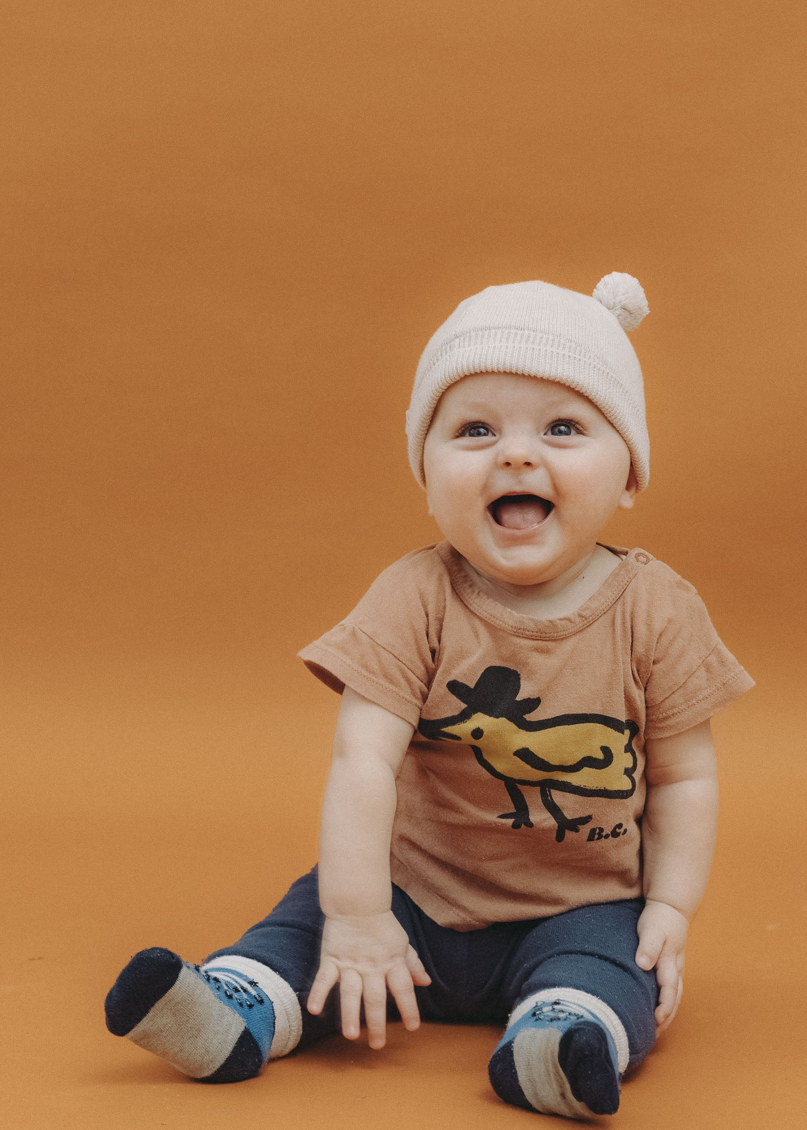 Baby smiling