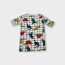 Hanna Andersson Dinosaur Grid Top, Size 10