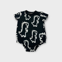 Rock Your Baby Dinosaur Romper, Size 1