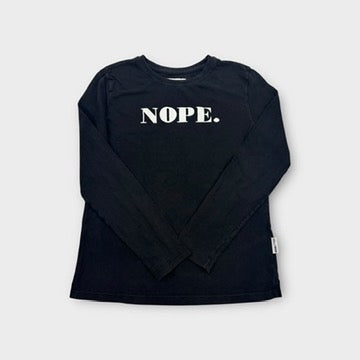 Duke of London Long Sleeve NOPE Top, Size 12