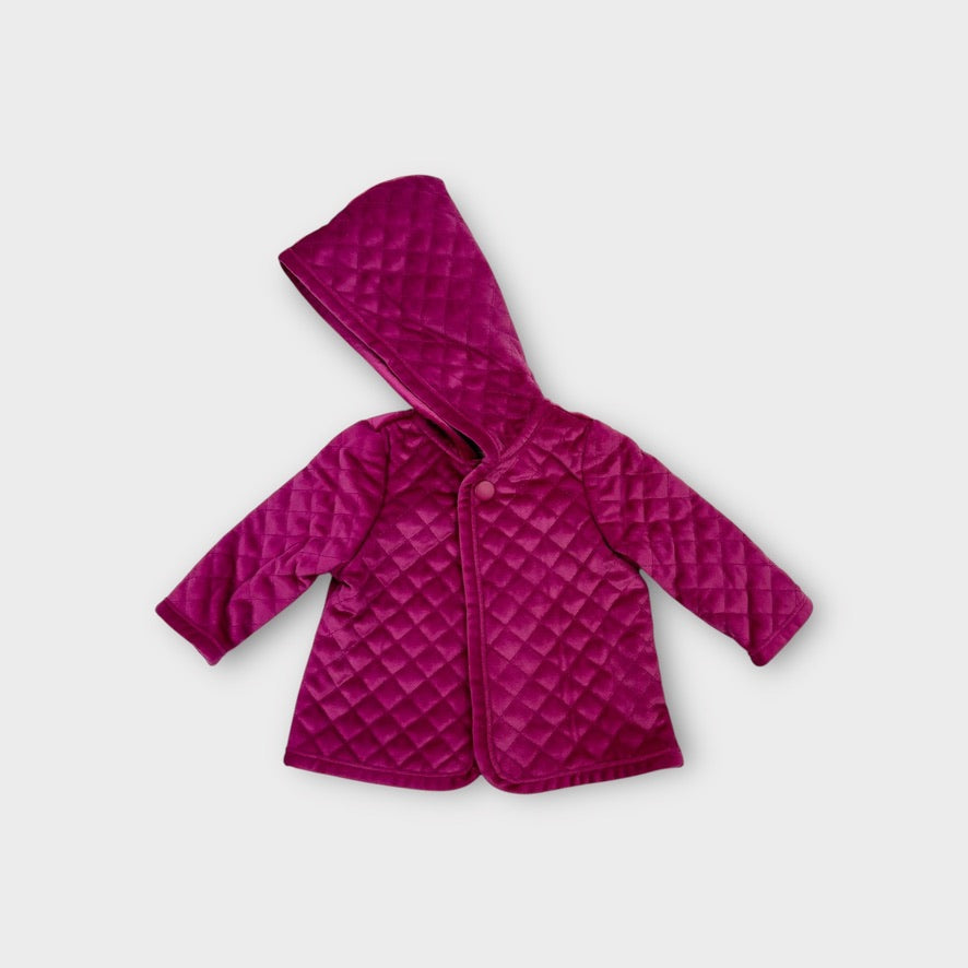 Milky Pink Velvet Jacket, Size 000