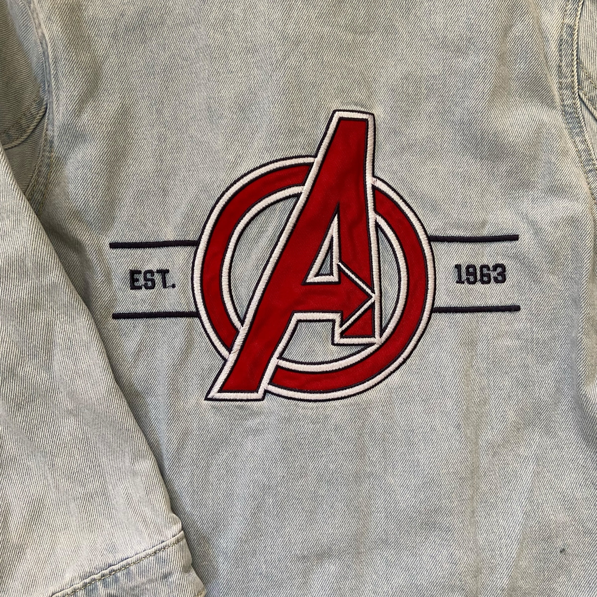 Cotton On Kids Avengers Denim Jacket, Size 5-6