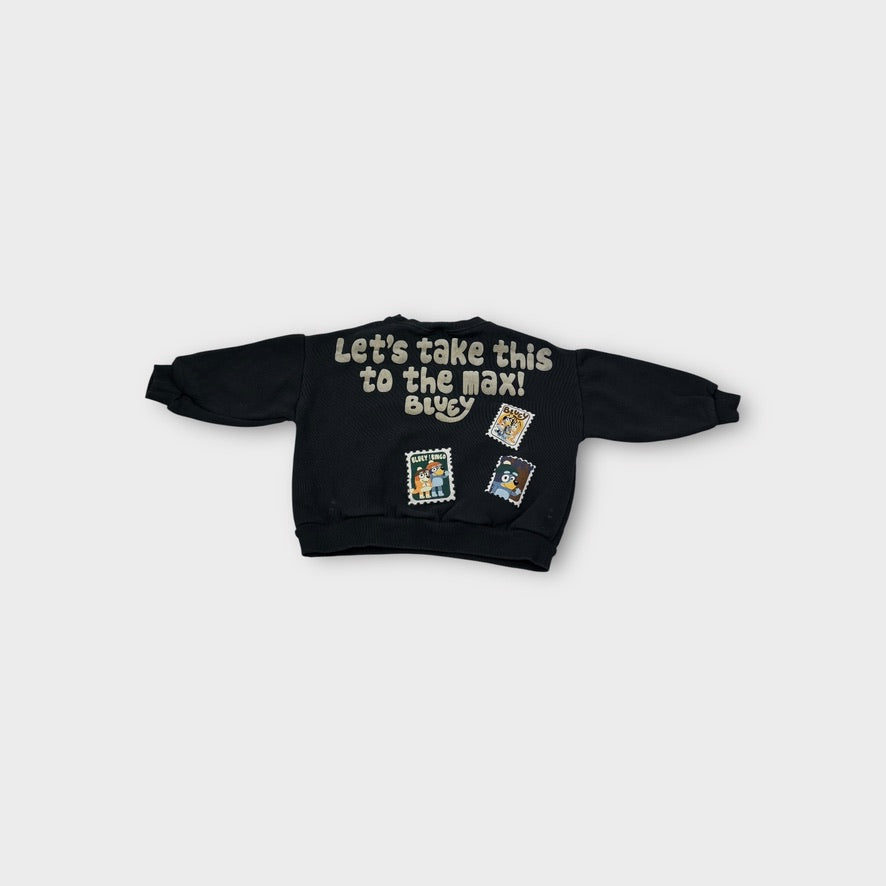 Zara Bluey Sweatshirt Jumper, Size 4-5