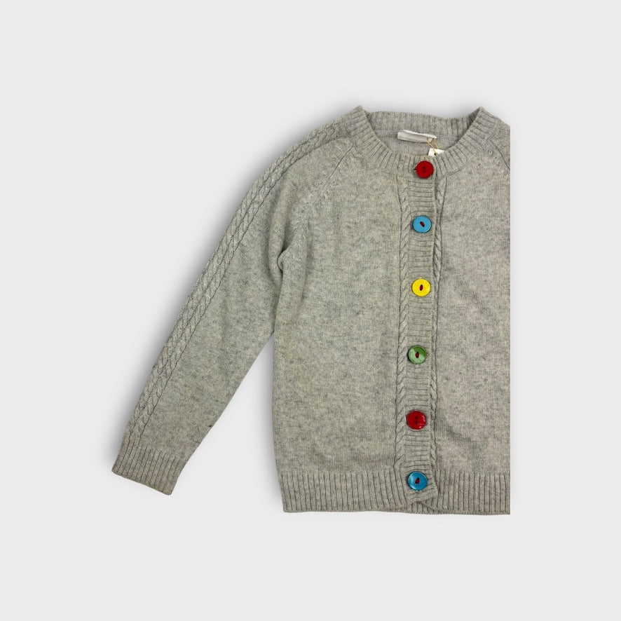 Oishi-M Grey Cardigan, Size 2