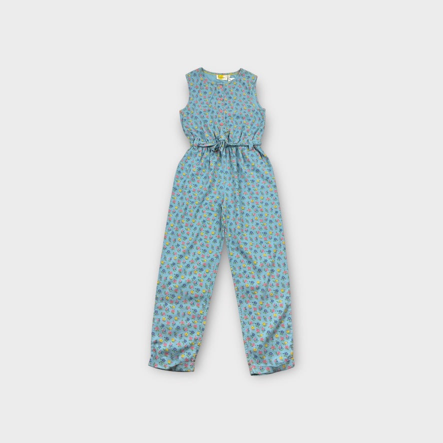 Mini Boden Flower Jumpsuit, Size 11