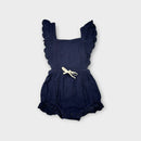 Jamie Kay Navy Muslin Romper, Size 2