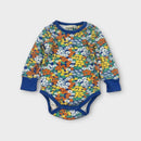 Goldie + Ace Blue Floral Bodysuit, Size 00