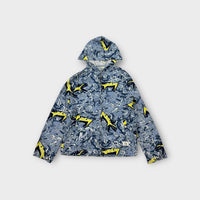 Quicksilver Pattern Hooded Jacket, Size 10