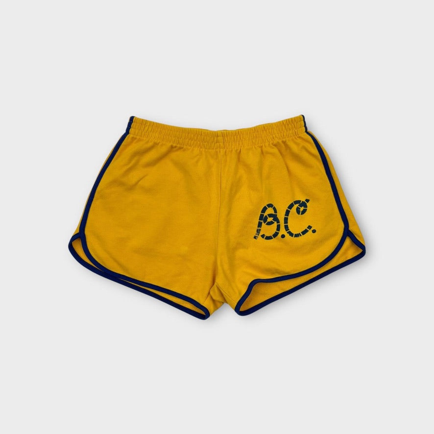Bobo Choses Yellow Track Shorts, Size 10-11